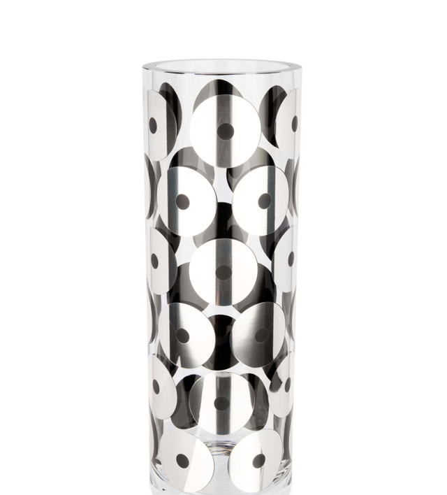 EGIZIA / HWC / Vaso cyl. Ball silver by Sottsass Associati 