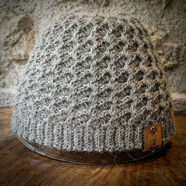 Bonnet gris chiné - collection élégance