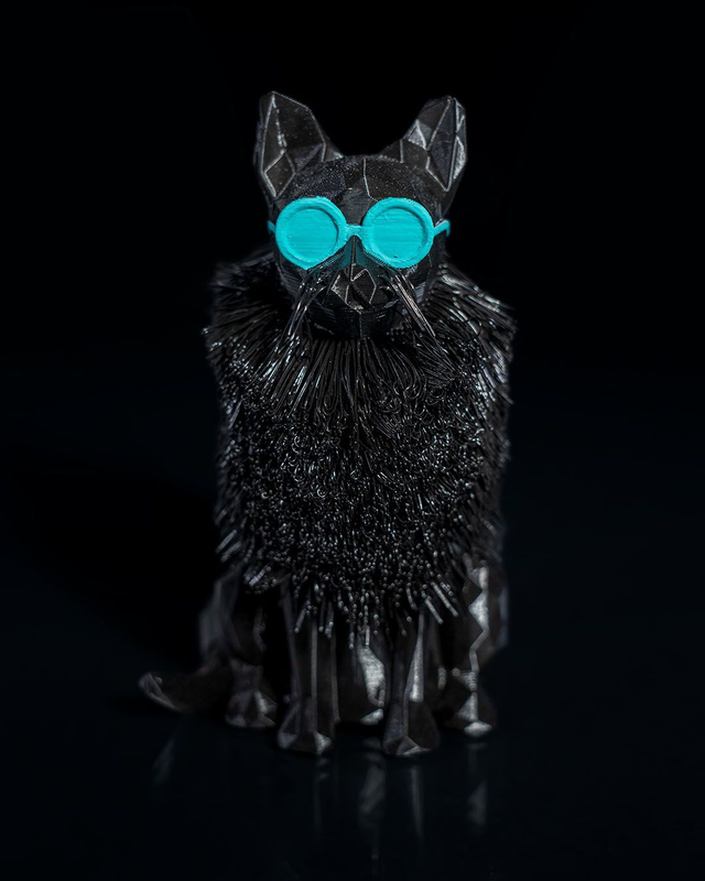 Statuette de maine coon