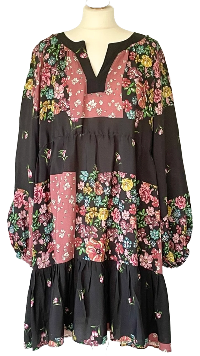 Robe tunique à fleurs - taille 42 (fr)