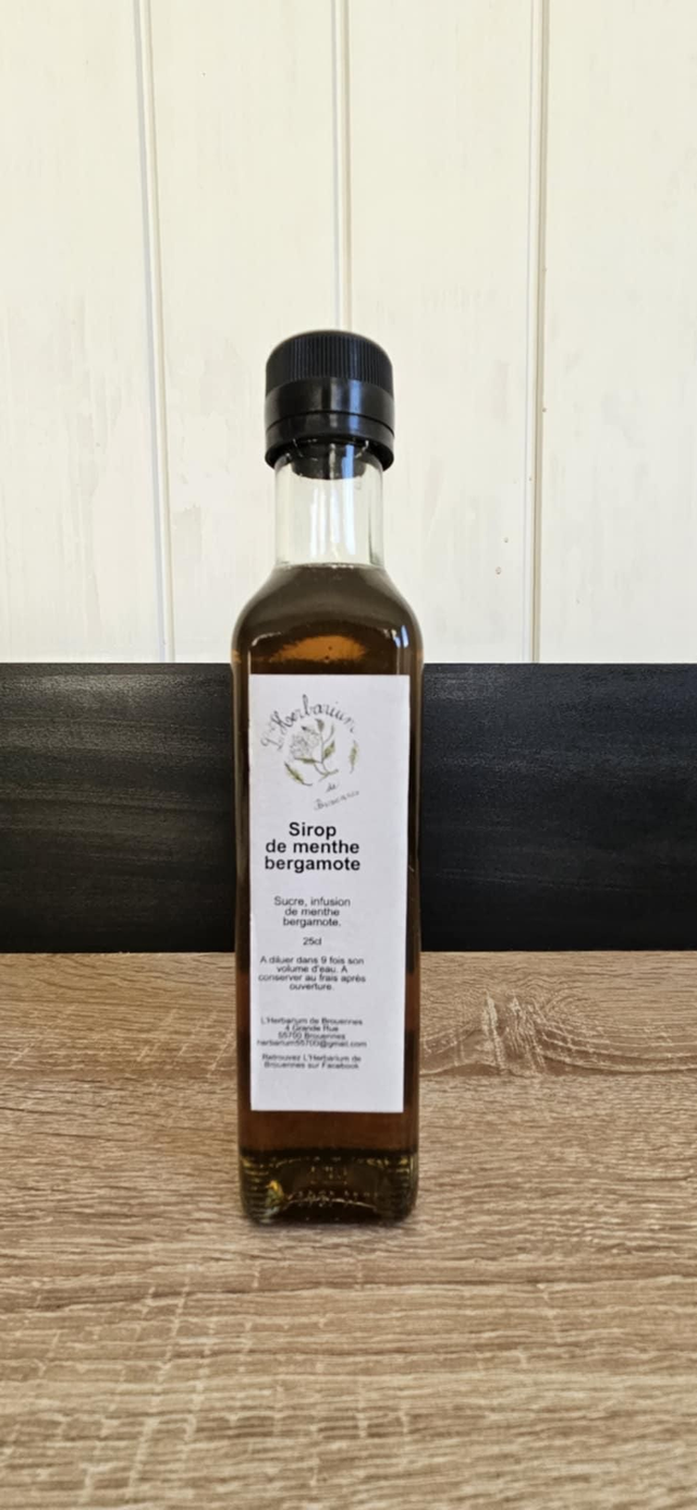 Sirop de menthe bergamote 