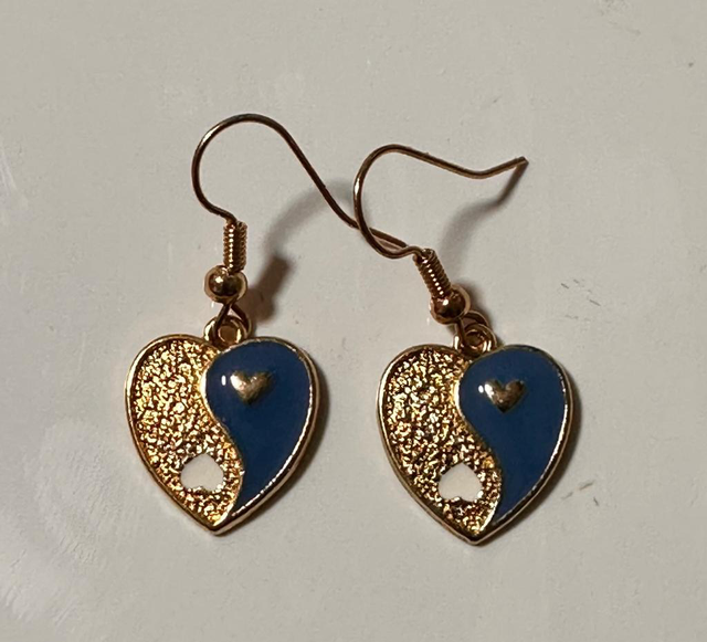 Blue/Gold Short Dangling- BLG5678