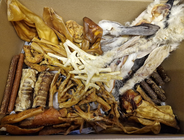 100 Item Natural Dog Treat Box