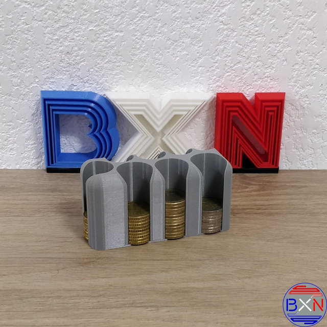 Réceptacle à pièces de monnaies (euros)