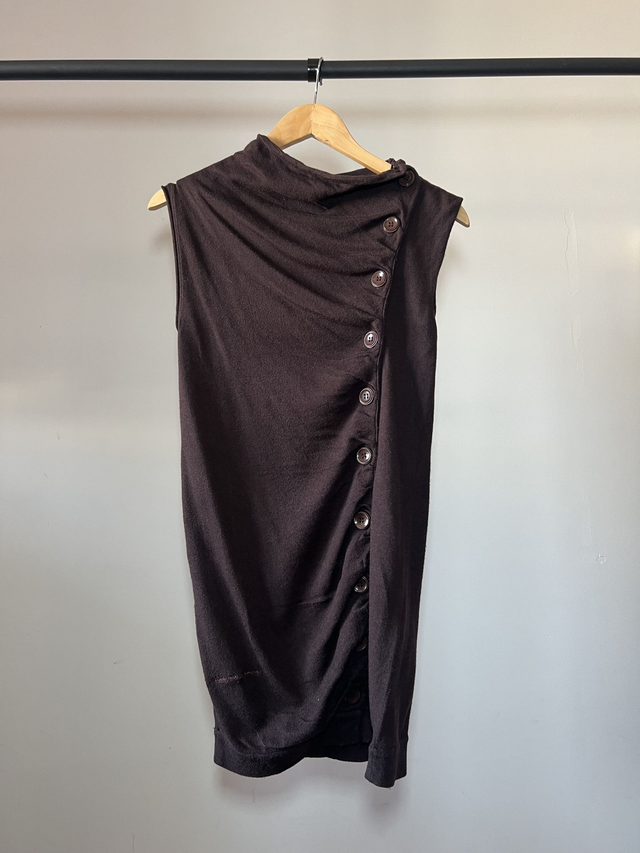 Assymetric vest #0074 