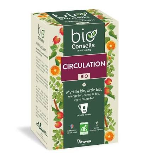 Circulation Tisane  Bio | Bio Conseils - Confort veineux &amp; Jambes Légères