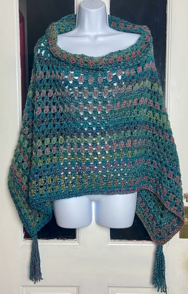 Green poncho