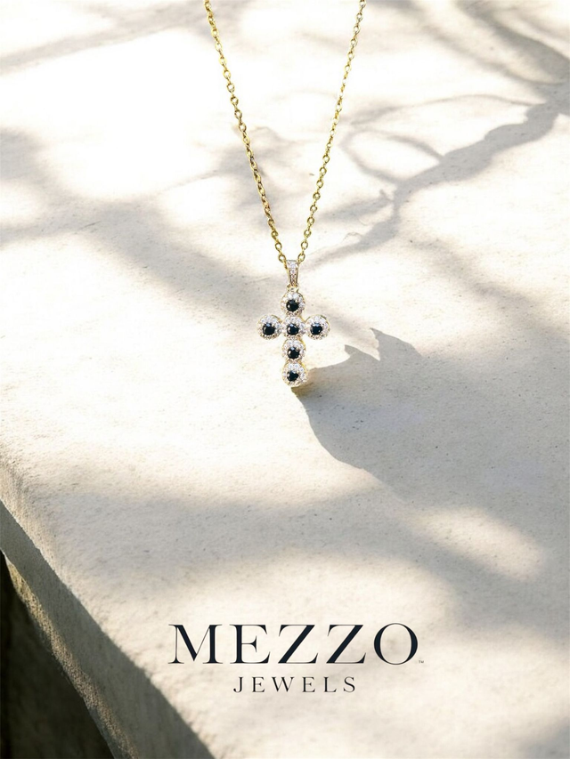 Γυναικείο ~Black Zircon~ Σταυρουδάκι 