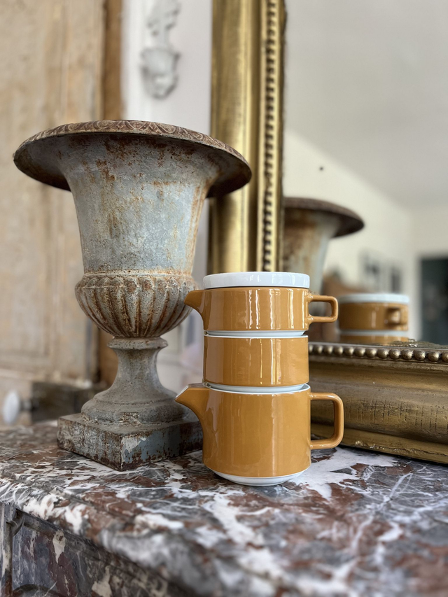 Combiné théière / pot à lait / sucrier 