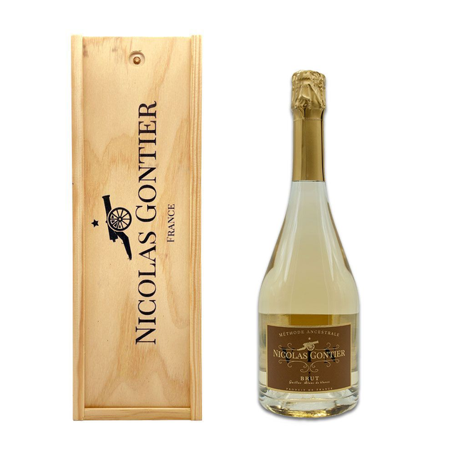 AOC GAILLAC Méthode Ancestrale BRUT 2024 - Caisse bois 1 bouteille de 75cl