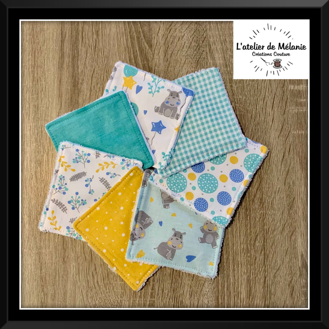 Lot 7 lingettes démaquillantes