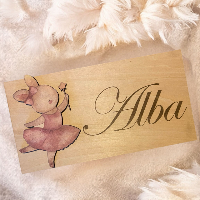 Décoration murale danseuse ballerine chambre bébé 