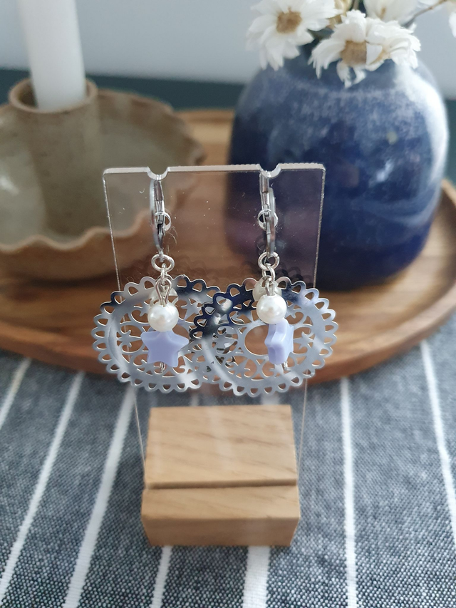 Boucles d'oreilles silver Barbara