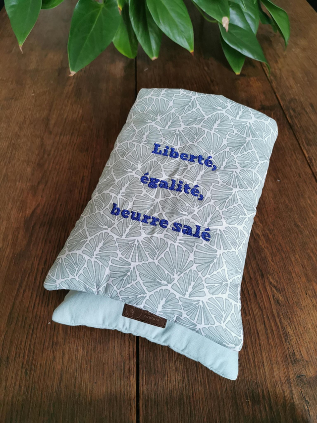 🌊 Pochette à livre - Liberté, égalité, beurre salé