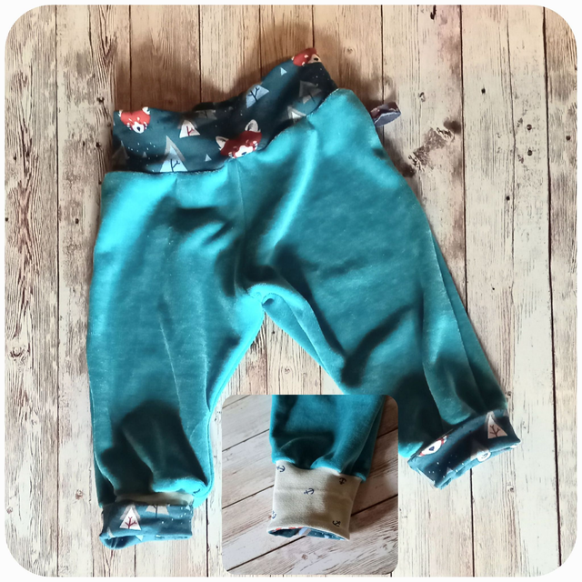 C* 6/9 MOIS Pantalon confort Évolutif "renards"