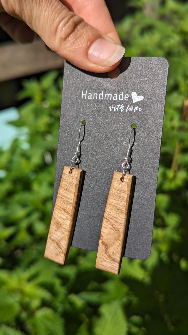 Boucles d'oreilles - Simplement Châtaignier