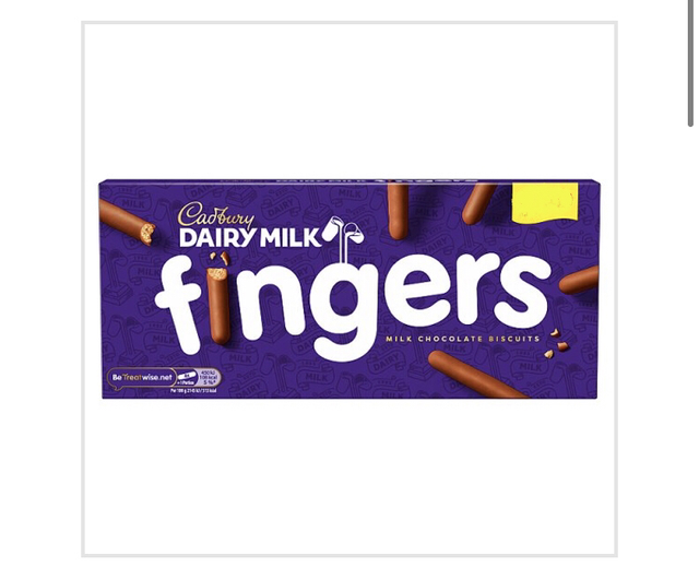 Cadbury Dairy Milk Fingers 114g 