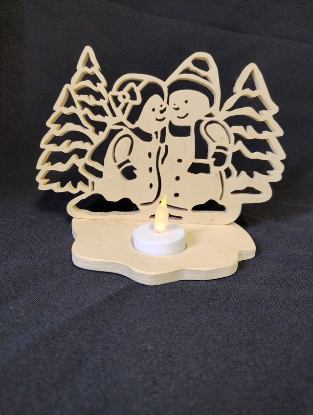 Couple Bonhomme de neige