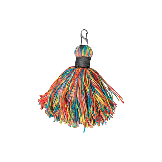 Orange Yellow and Blue Mix Tassel