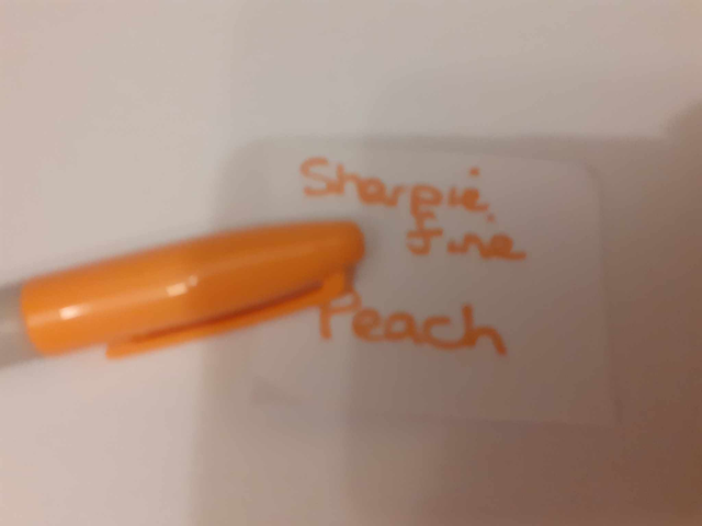 Zelebs in shed CHOOSE YOUR MARKER Sharpie Fine PEACH