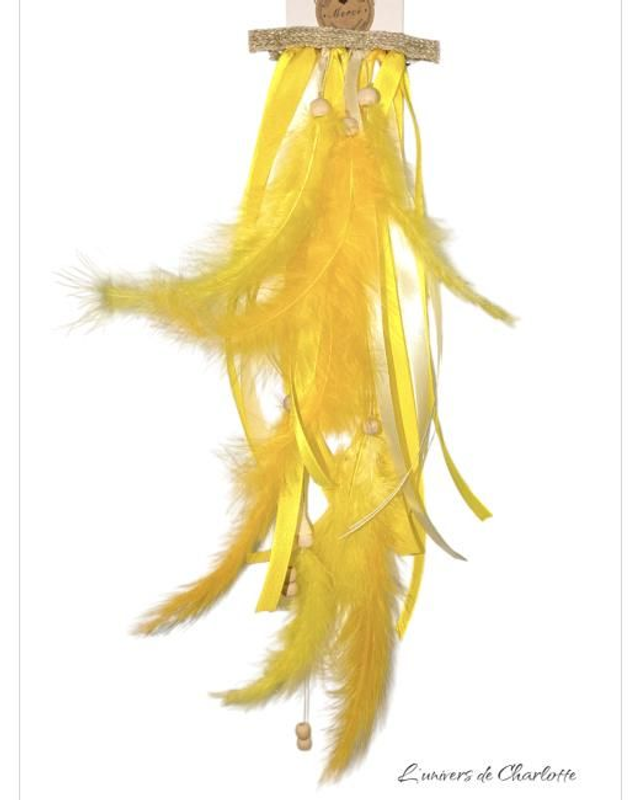 Barrette Amérindienne "Jaune"