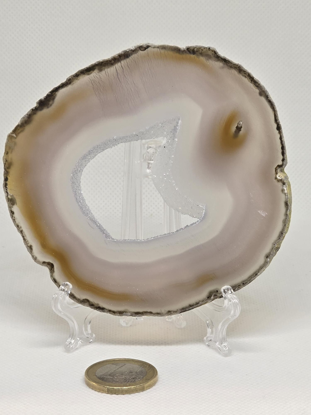 Tranche d'Agate + support 