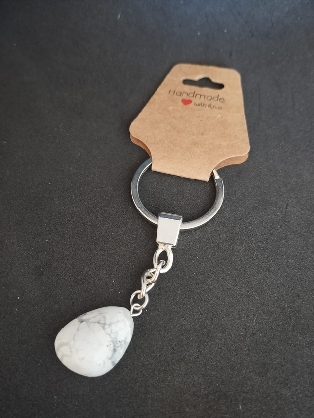 Porte clé howlite
