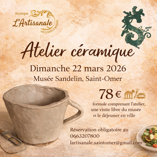 Atelier Céramique "Maison Céladon" 22/03/2026