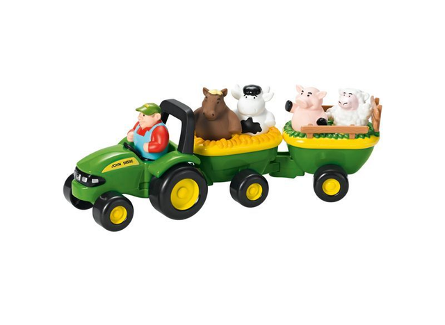 Heuwagen mit Bauernhoftieren