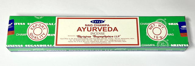 Satya Incense Sticks - Ayurveda