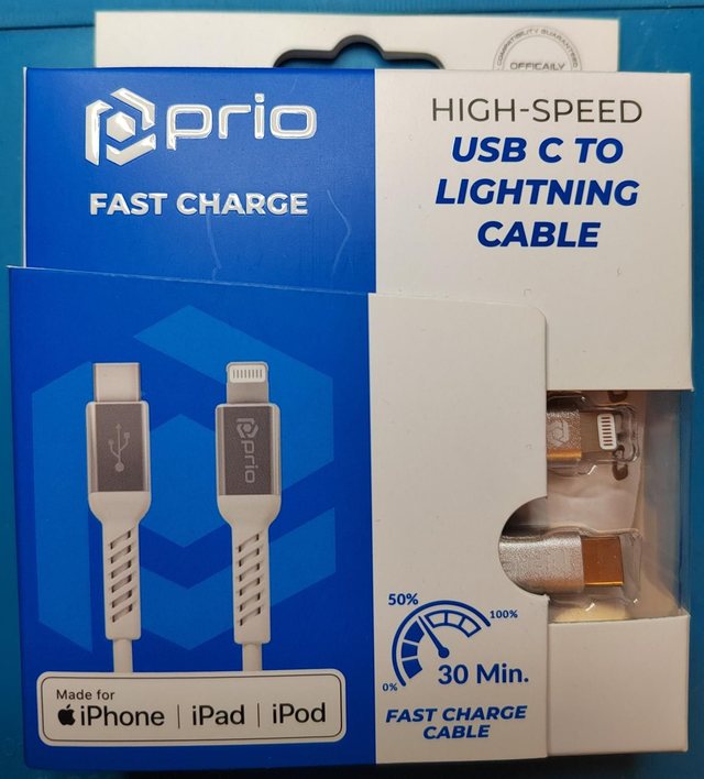 Brio USB-C - Lightning latauskaapeli