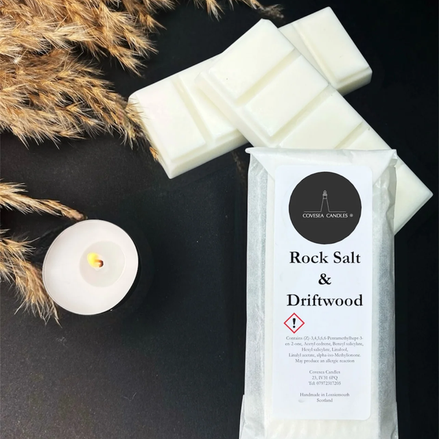 Rock Salt &amp; Driftwood Wax Melt