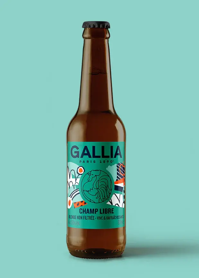 GALLIA "CHAMP LIBRE" Bière Blonde