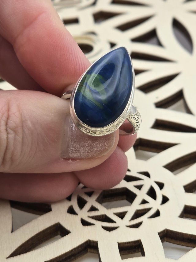 Bague Argent 925 Azurite