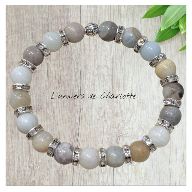 Bracelet "Amazonite" 8mm BR-122