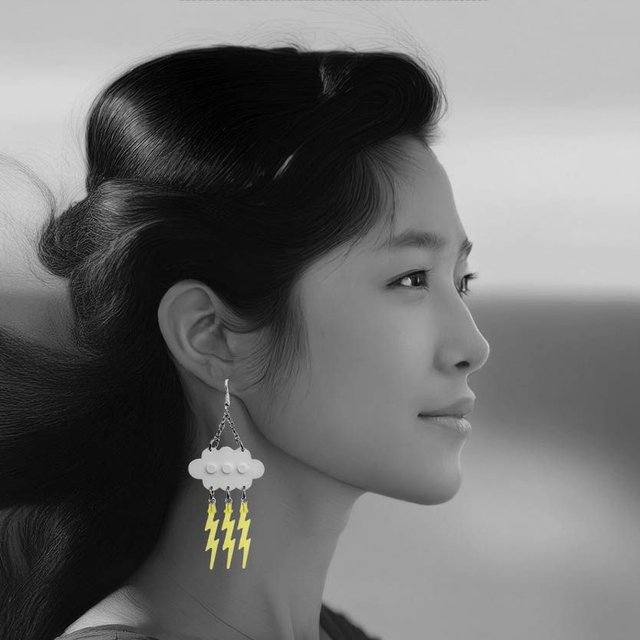 Thundercloud earrings