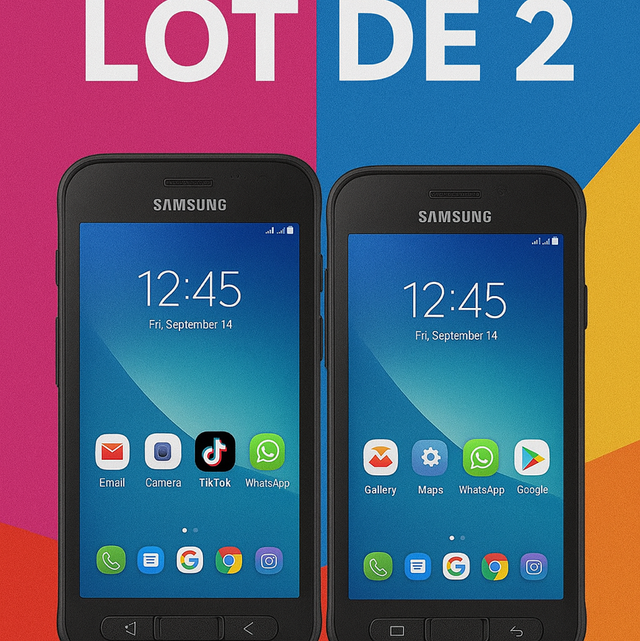 2 Samsung Xcover 4s 64gb (avec protection)
