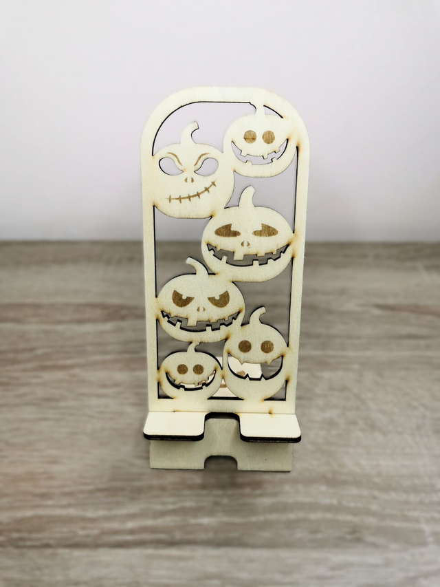 Support de téléphone Halloween Citrouilles