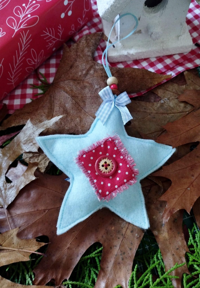 Décoration de Noël Feutrine - Étoile 