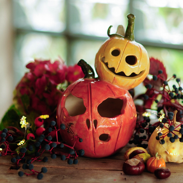 Helloween Kürbispyramide