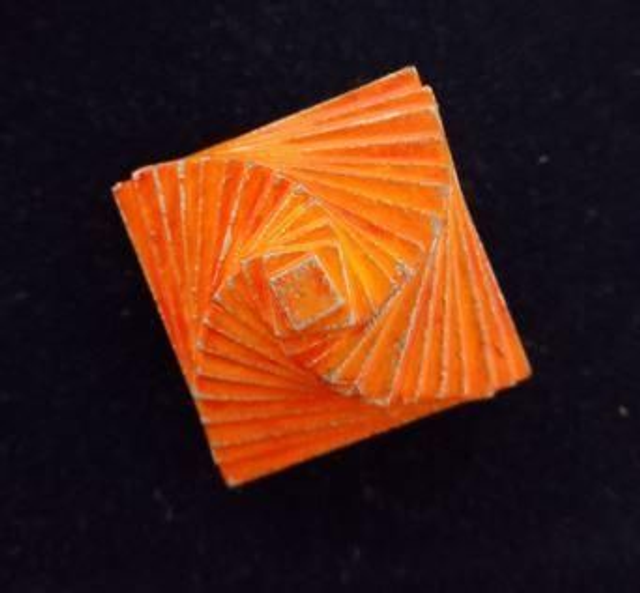 TUTO A2 - BROCHE EN CARTON OP'ART