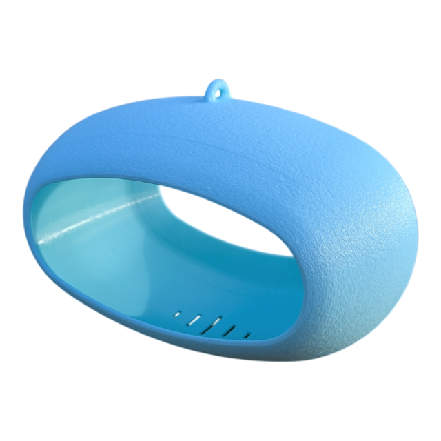 Mangeoire à oiseaux de la nature à suspendre de forme ovale