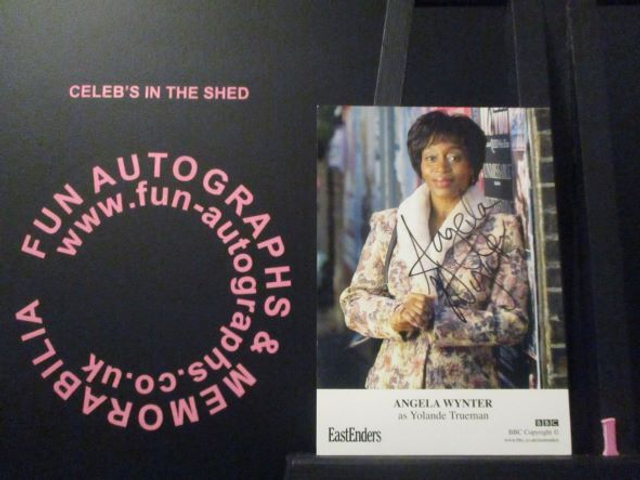 Angela Wynter (Yolanda Trueman) Authentic Autographed EastEnders 6x4 Cast Card (1)