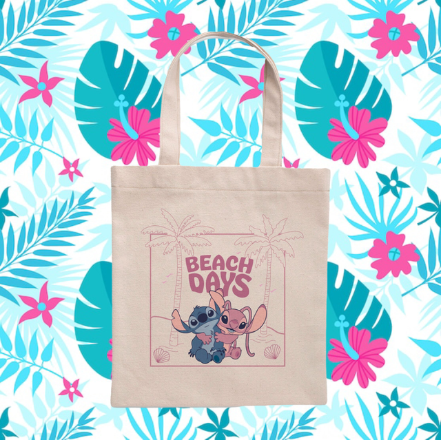 STITCH CANVAS  ‘BEACH DAYS’ TOTE BAG