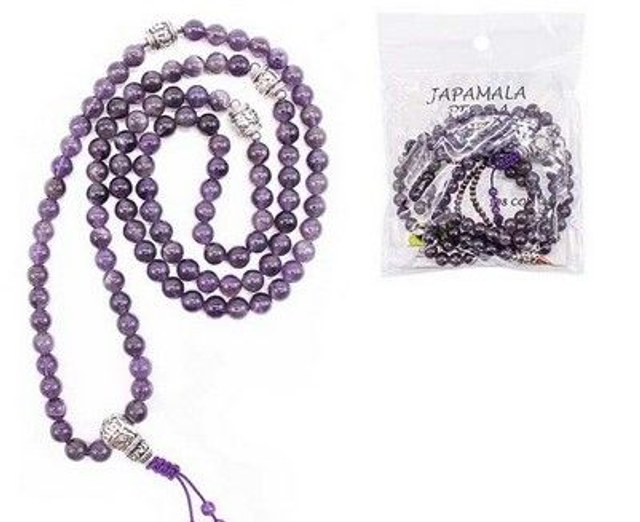 JAPA MALA ELASTICO 6MM AMETISTA