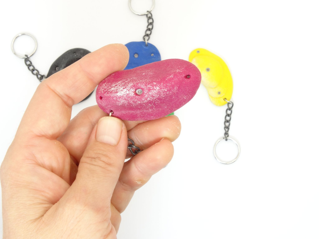 Climbing Hold Keychain
