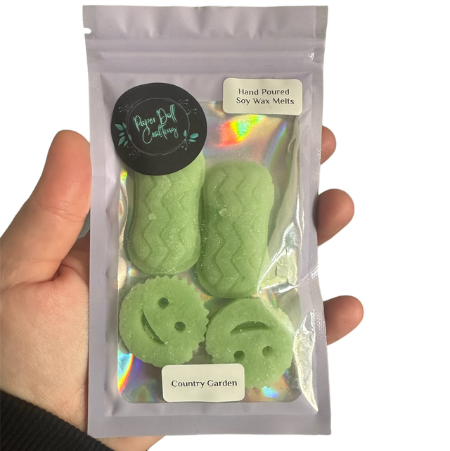 Soy Wax Melts Cleaning Theme  - Country Garden 