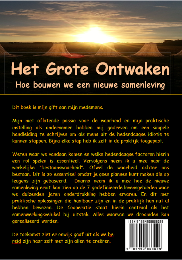Het Grote Ontwaken, hoe bouwen we een nieuwe samenleving