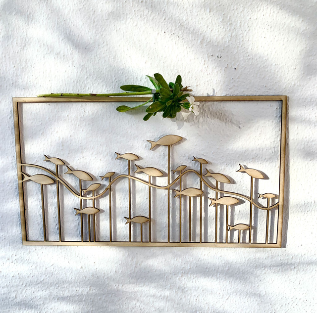 Banc de poisson bois MDF 3 mm