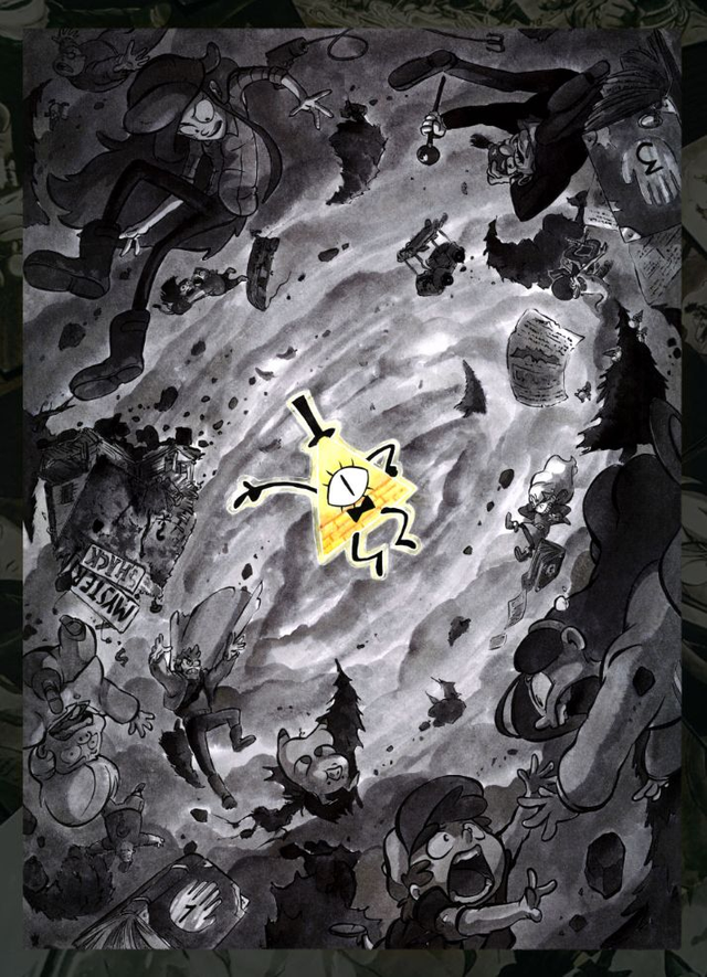 Print A6, A4 ou A3 - Fan art - Gravity Falls